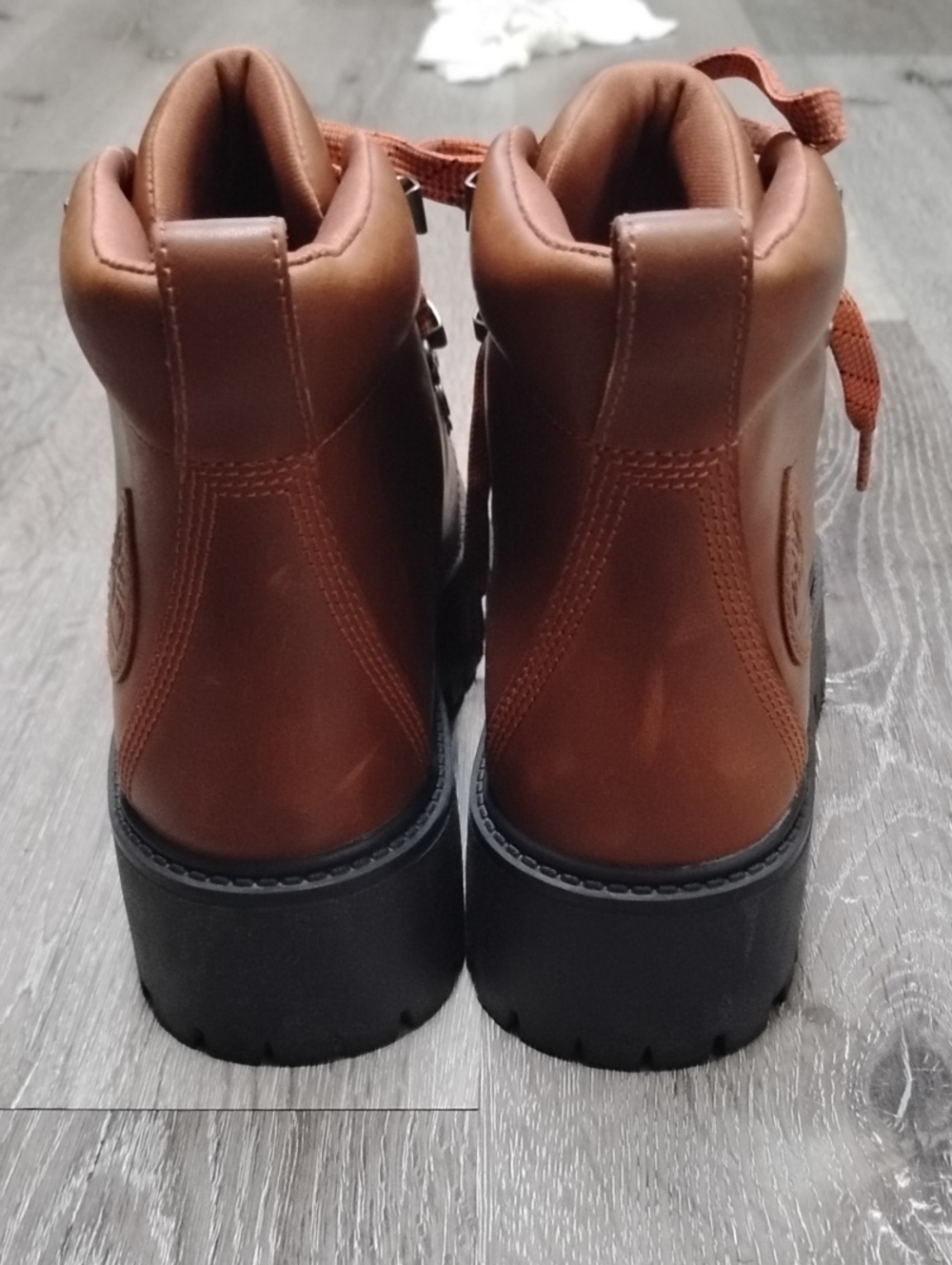 Timberland Stone Street Mid Lace Up Platform Boots W7.5 - Picture 11 of 13